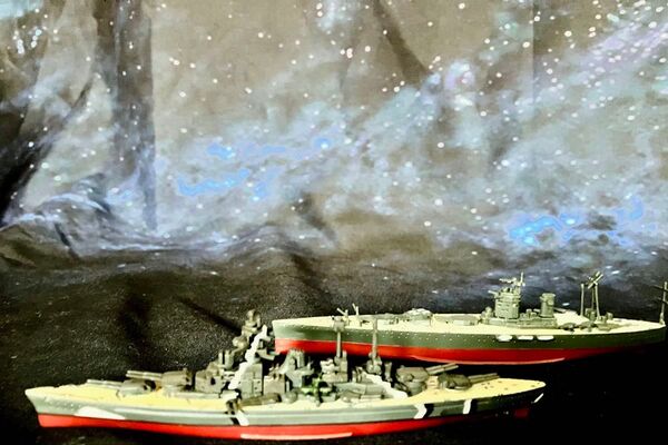 軍艦フィギュア★2隻★軍艦コレクション・ミニチュア
