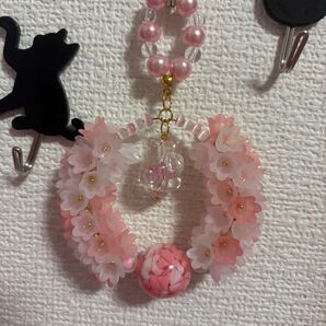 リース ピンク ハンドメイド
