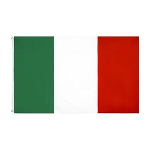 イタリア国旗 長方形 150cm×90cm イタリアンレストラン サッカー バレー スポーツ イベント・応援・装飾に最適┃