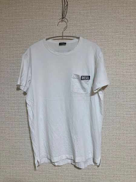 DIESEL Tシャツ ホワイト ロゴ