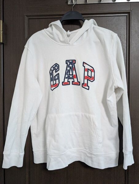 GAP パーカー 白 Lサイズ