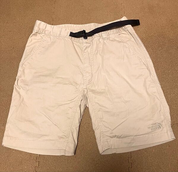 THE NORTH FACE ノースフェイス コットンオックスライトショーツ ベージュ メンズL