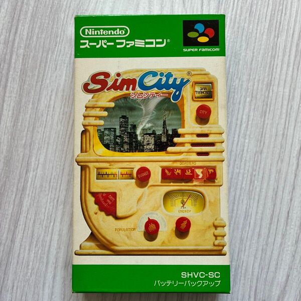 【美品】スーパーファミコンソフト シムシティ
