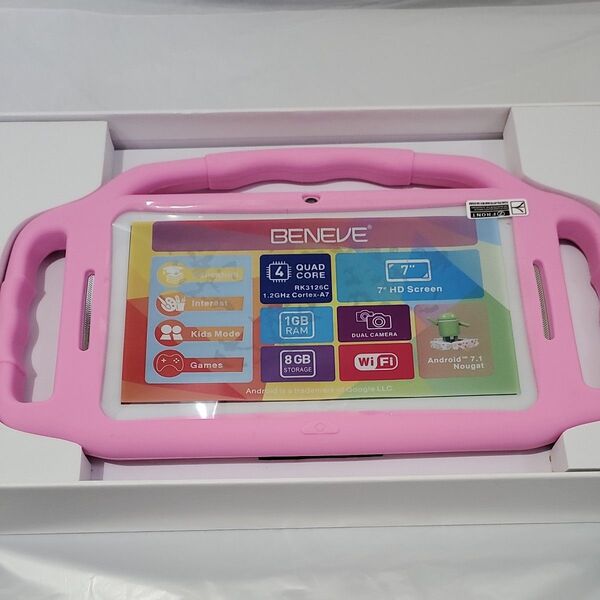 タブレットPC/ピンク/パソコン/軽い/オシャレ/BENEVE/美品/お買い得