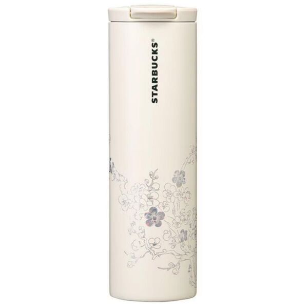 スターバックス STARBUCKS ステンレスボトル タンブラー 水筒 韓国 花柄
