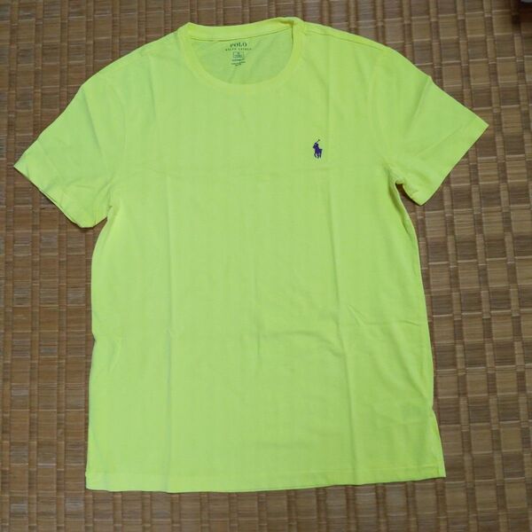 【最終価格】ポロ・ラルフローレン メンズ 半袖 Tシャツ イエロー、 Mサイズ