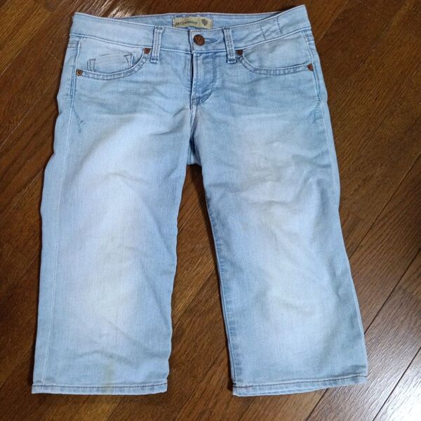 MissCompany デニムハーフパンツ 水色
