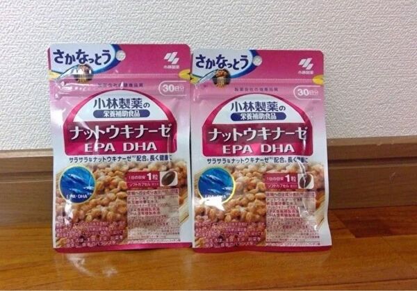 小林製薬 ナットウキナーゼ・DHA・EPA 30日分×2袋