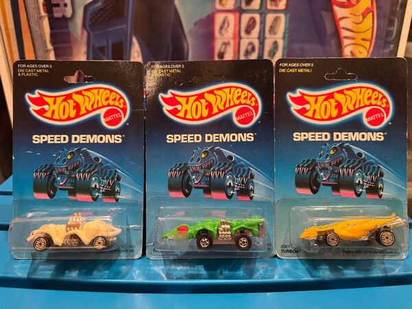Hot Wheels Speed Demons 3台セット