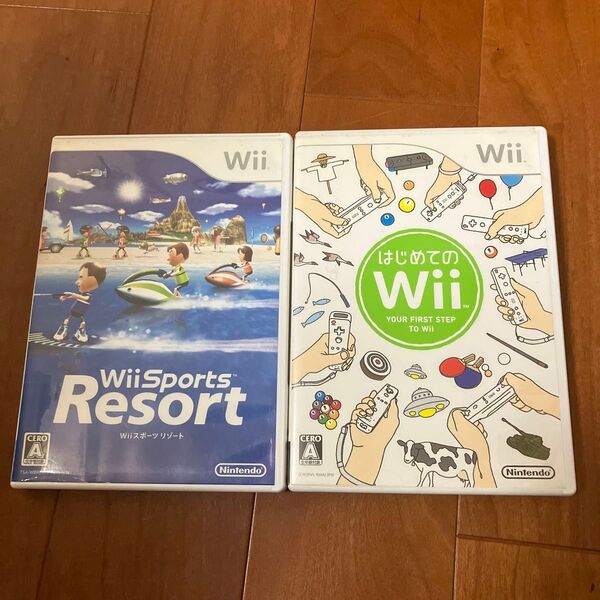【Wiiソフト】Wii Sports Resort & Wii はじめてのWii 任天堂 2本セット