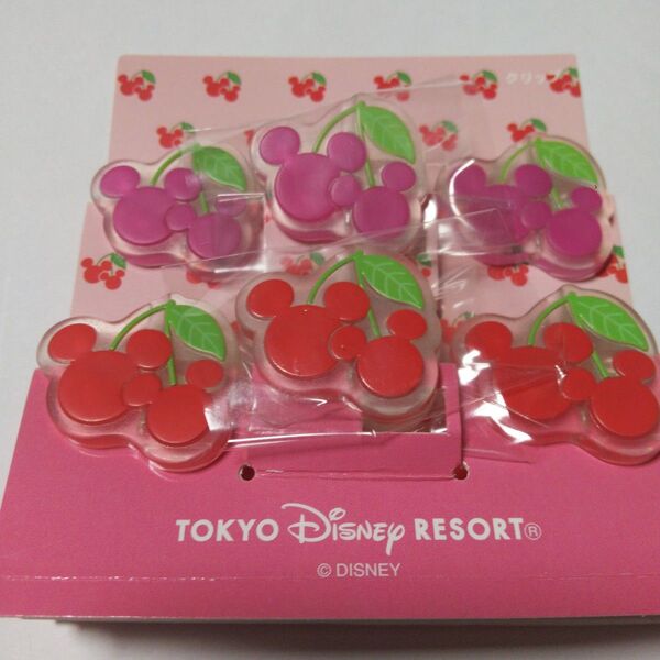 TOKYOディズニーリゾート さくらんぼ クリップ セット