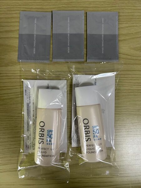 オルビス パーフェクト UV リキッド ファンデーション ナチュラル02 2本 おまけ付き
