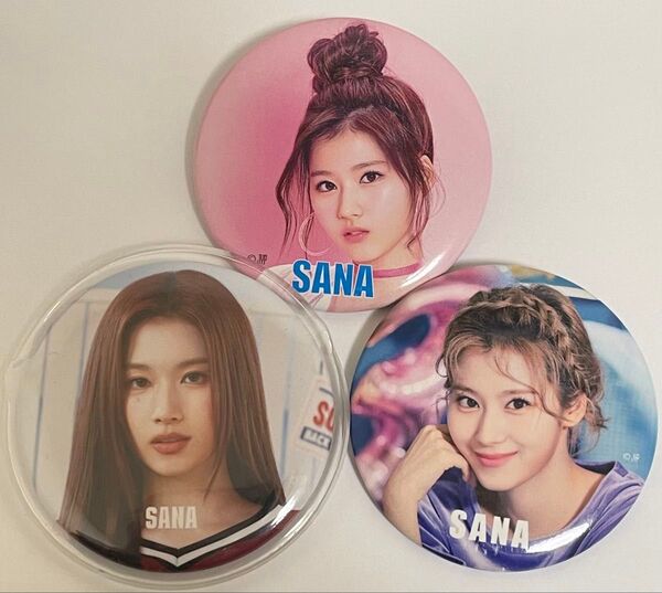 TWICE サナ缶バッジセット
