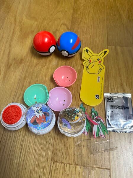 くら寿司 ポケモン スタンプ マグネット ステッカー スタンド 7点+おまけ付き