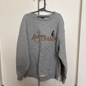 Disney レディ・アンド・ザ・トランプ スウェット グレー