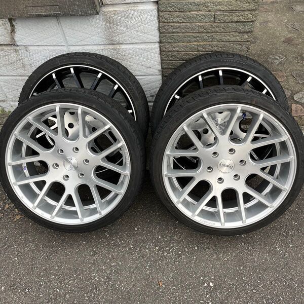 Dynasty VELVET V7 20インチ 4本セット 中古 (シルバー2本、シルバー×ブラック2本)