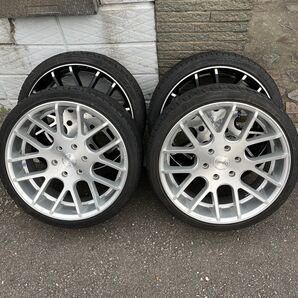 Dynasty VELVET V7 20インチ 4本セット 中古 (シルバー2本、シルバー×ブラック2本)