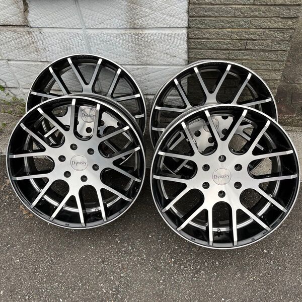 Dynasty VELVET V7 20インチホイール 4本セット(一本裏リム歪み)中古