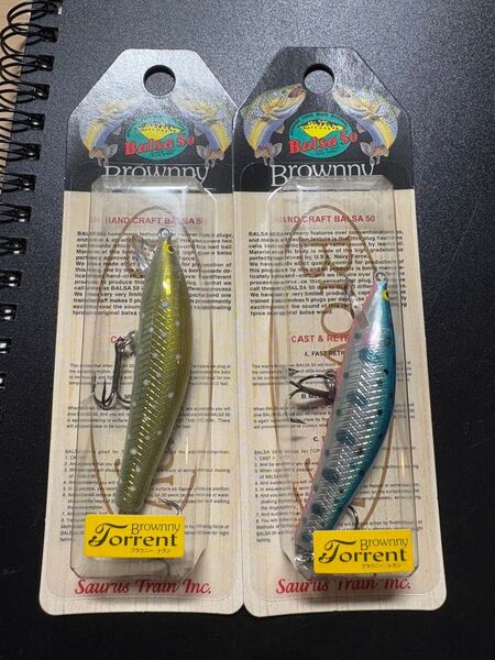 ザウルス バルサ50 ブラウニートラン Brownny torrent 7cm フローティング