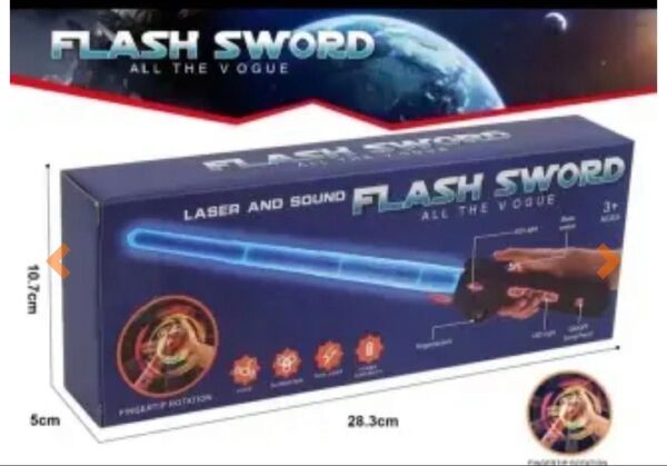 FLASH SWORD フラッシュ ソード 剣 レーザー サウンド LED ライト 7色 カラー スター ウォーズ レア
