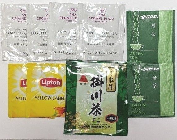 リプトン Lipton ana ホテル 緑茶 抹茶 ほうじ茶 アメニティー 掛川 抹茶 ティーバッグ 紅茶 anaホテルアメニティ
