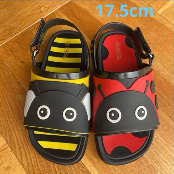 Melissa メリッサ サンダル てんとう虫 ミツバチ 17.5cm