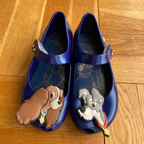 Melissa メリッサ わんわん物語 ラバーシューズ 16.5cm ディズニー