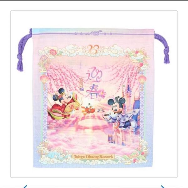 12月2日発売 ディズニー 2025 お正月 巾着 きんちゃく