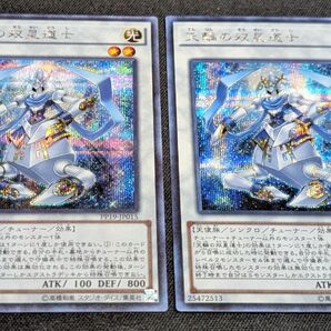遊戯王 天輪の双星道士 シークレット 2枚 送料無料