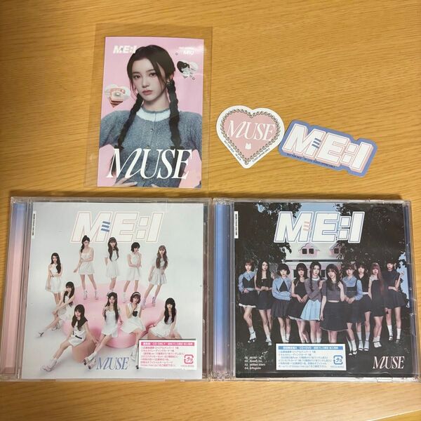 ME:I MUSE 初回A 通常 コンセプトカード 櫻井美羽
