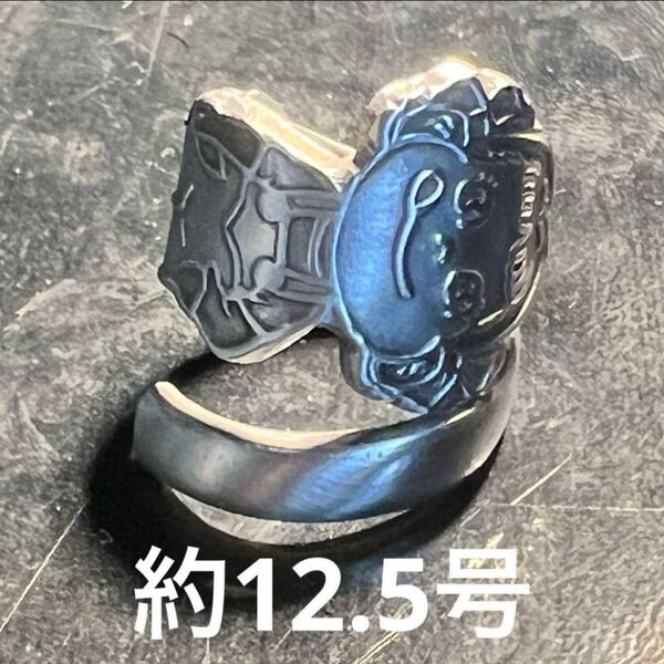 No19 ヴィンテージ スプーンリング フォークリング ユニセックス 一点物