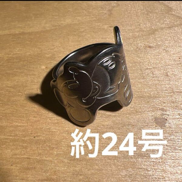 No25 ミッキーヴィンテージ スプーンリング フォークリング ユニセックス 一点物