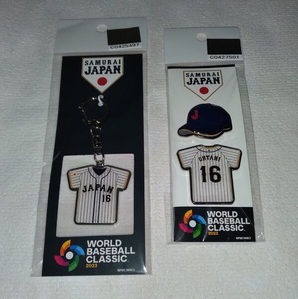 【新品未開封】2023 WBC キーホルダー&ピンバッジ/ホームセット 16大谷翔平
