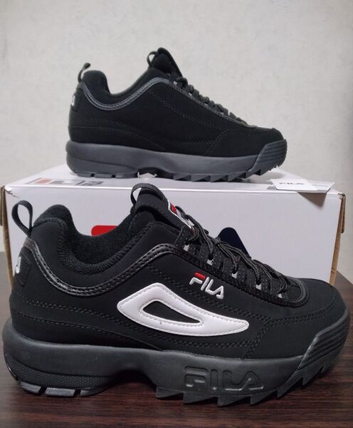 FILA DISRUPTOR 2/フィラ デイスラプター2 スニーカー【黒/新品未使用】24.5cm
