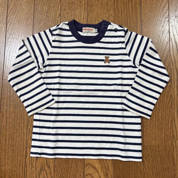 ミキハウス ロンT 長袖Tシャツ 90センチ ロングTシャツ カットソー