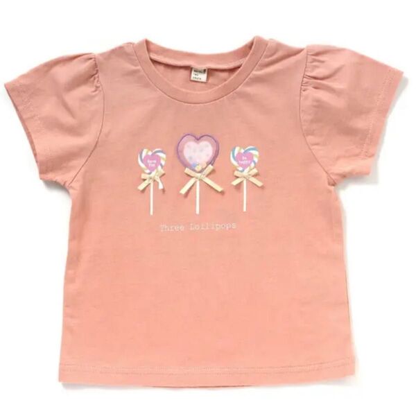 アプレレクール80センチ キャンディーモチーフTシャツ Tシャツ カットソー 半袖Tシャツ 女の子 キッズ 子供服 半袖