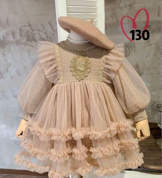 ☆新品☆フォーマル ワンピース ドレス 発表会 誕生日 結婚式 130cm