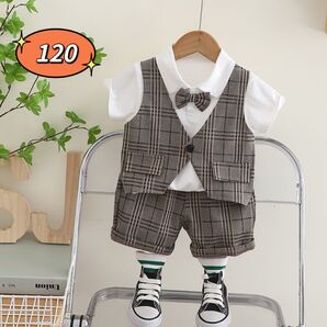 ☆新品☆フォーマル 男の子 セットアップ 入園式 結婚式 スーツ 120cm