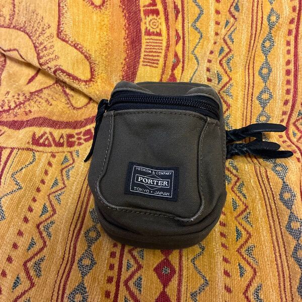 PORTER ポーター ビート 小型ポーチ カーキ