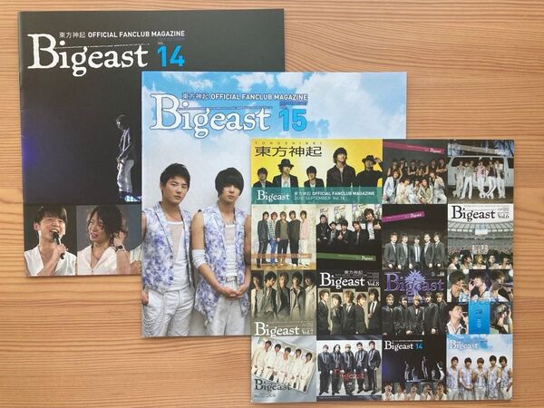 Bigeast 14 & 15 & 16 東方神起公式ファンクラブマガジン