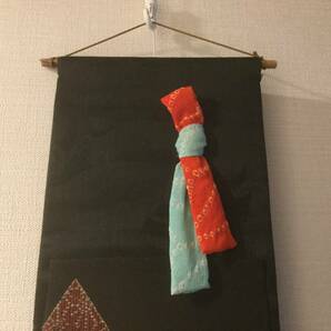 【ちりめん細工】中村幸子作の素敵な飾り物、掛け軸の画像2