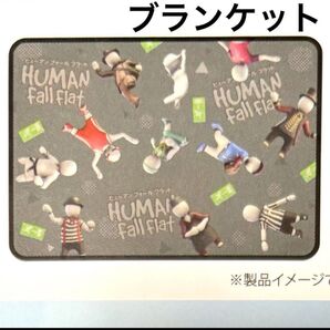 ヒューマン フォール フラット ブランケット ひざ掛け ボア 膝掛け ひざかけ 毛布