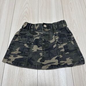 SHIEN ミニスカート 迷彩 4Y キッズ