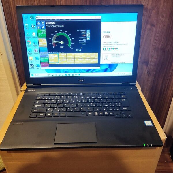 2台セット NEC i7第8世代 8650U 4コア8スレッド/15インチ/wifi/HDMI/office2024/win11