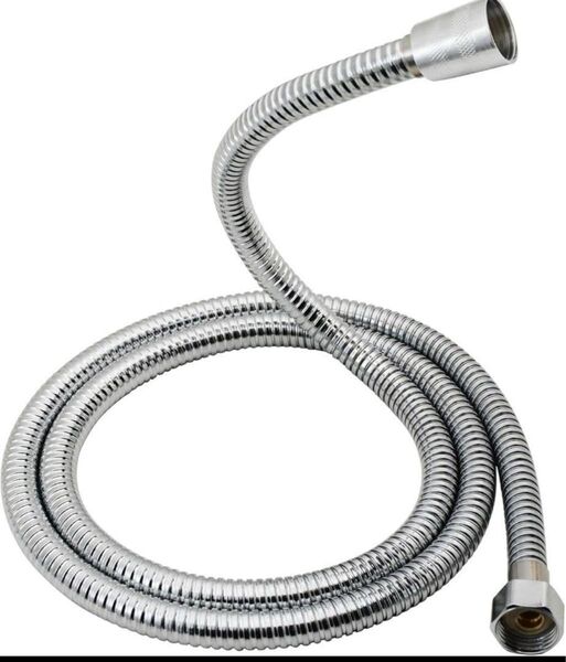 【取付簡単】ステンレスシャワーホース ハンドシャワーホース 交換用 1.6m シャワーホース ステンレス 絡まり防止