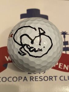 LPGA 河本結 2019 日本女子オープン COCOPA RESORT CLUB 大会記念オリジナル直筆入りサインボール