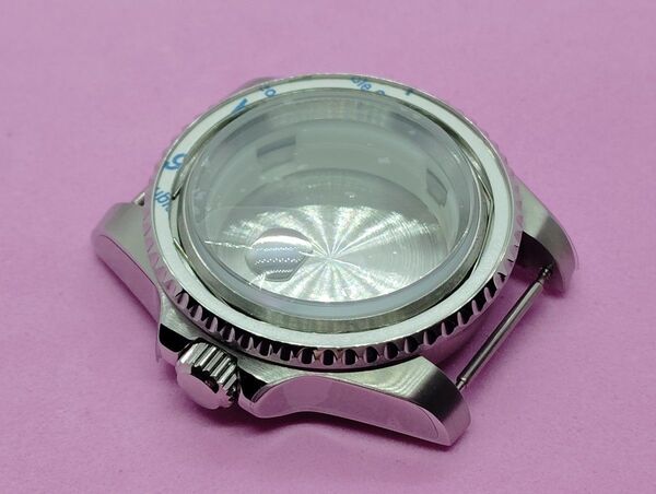 miyota82 eta 41mm サブマリーナ ケース カスタム mod フラット