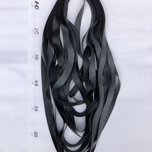 軽トラ、ライトトラックの荷台シート用ゴムバンドに。または積荷固定用にも。リング状25本、中古チューブ製