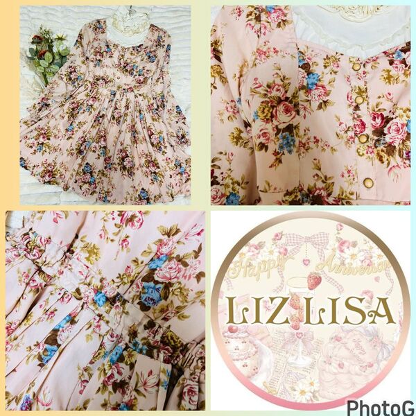 リズリサ★LIZ LISA★ロマンティックブーケ★ゴスロリ★ワンピース