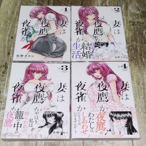 妻は夜鷹か夜雀か1〜4巻完結初版セット! (YKコミックス) 佐野タカシ/著値下げ不可!